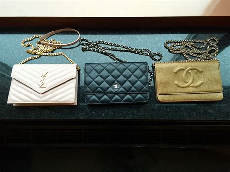 ysl woc small vs medium|Chanel vs. YSL Wallet on Chain Comparison (WOC) .